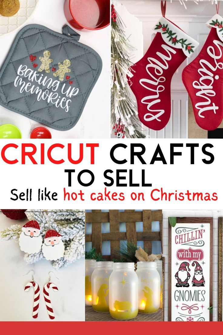 christmas crafts to sell with the words cricut crafts to sell