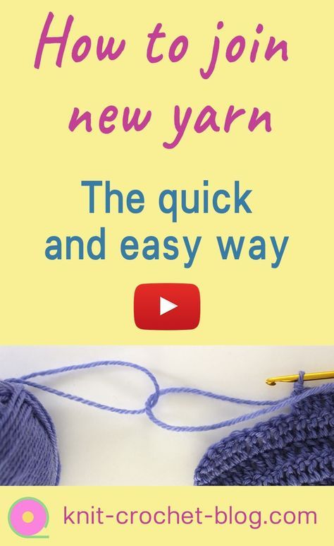 the quick and easy way to knit new yarn