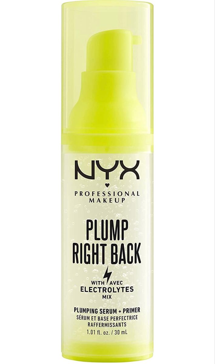 Nyx Plump Right Back Primer, Ching Chong, Primer Serum, Make Up Primer, Matte Primer, Makeup List, Nyx Makeup, Makeup Setting Spray, Vitamin B5