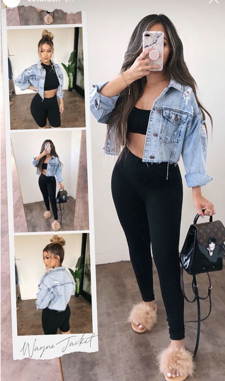 Tattooed Baddie Outfits, Miami Outfits 2023 Summer, Outfits To Eat Out, March 2024 Outfits, Black Jean Jacket Outfits Baddie, Adult Going Out Outfits, Oufits2021 Invierno Casual, Jean Jacket Winter Outfits, Lace Body Suit Outfit