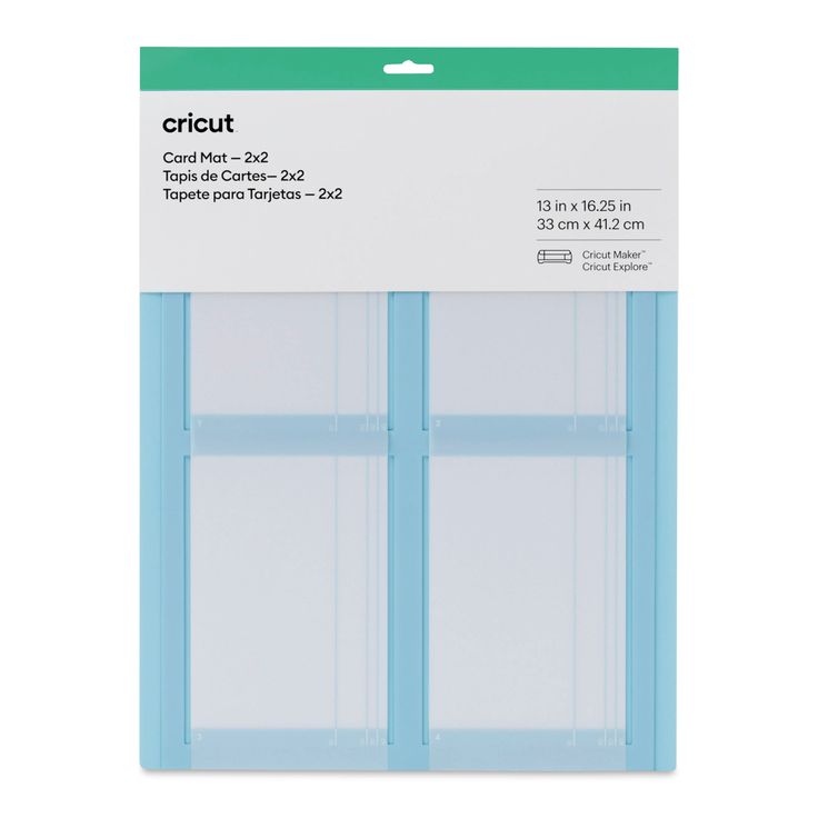 the cricut craft kit includes three clear plastic trays with blue trimming