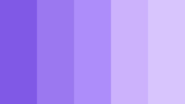 the color purple is shown in shades of violet and lila, as well as white