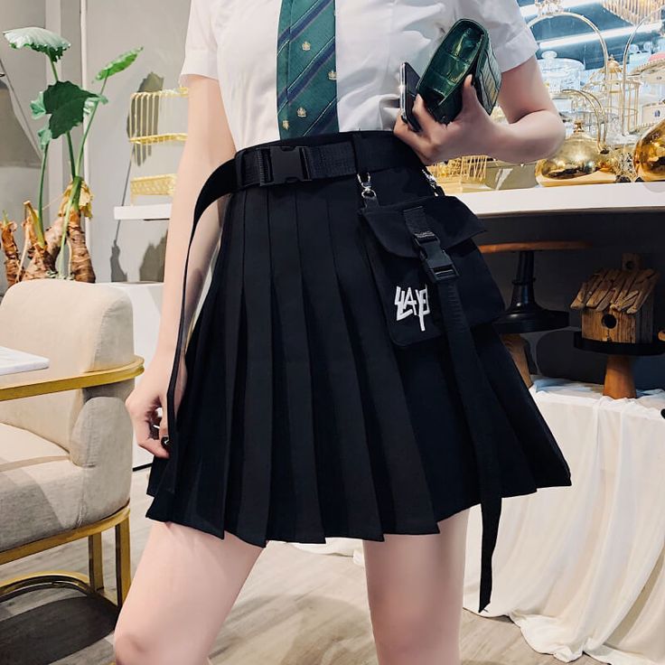 Please take the size info as a reference. The measurement error between 1-4cm is in the normal range.Fabric Material: Cotton BlendColor: BlackSize Chat: M. L. XL. 2XL. 3XL. 4XL Size Length Waist M 40cm/15.76" 70cm/27.58" L 40cm/15.76" 74cm/29.16" XL 41cm/16.15" 78cm/30.73" 2XL 41cm/16.15" 82cm/32.31" 3XL 42cm/16.55" 86cm/33.88" 4XL 42cm/16.55" 90cm/35.46" Kawaii Skirt, High Waist Pleated Skirt, Halter Dress Short, Luxury Duvet Covers, High Waisted Pleated Skirt, Trending Now, Preppy Style, Jeans Dress, Fabric Material