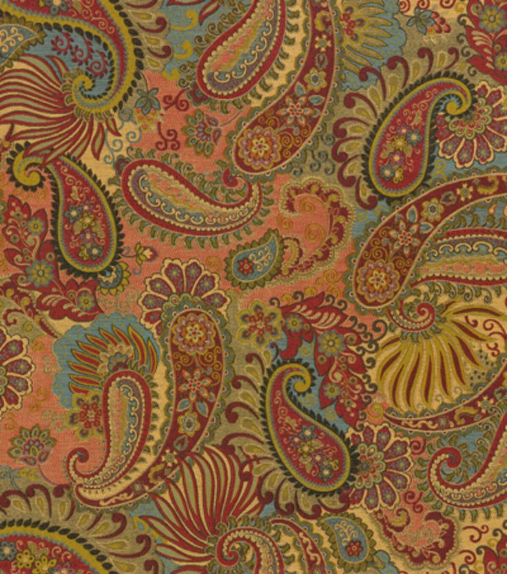 an image of a paisley pattern on fabric