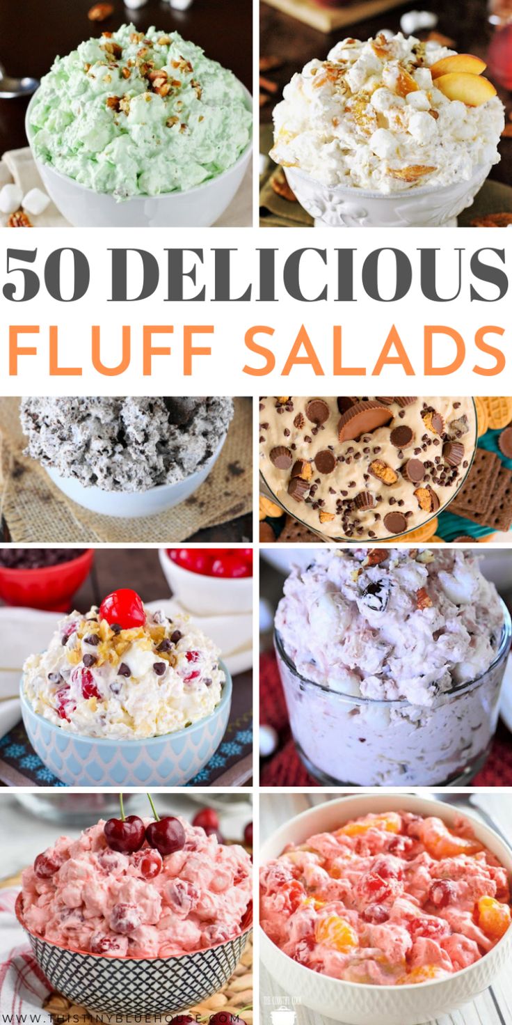 50 delicious fluff salads that are perfect for any holiday party or special occasion