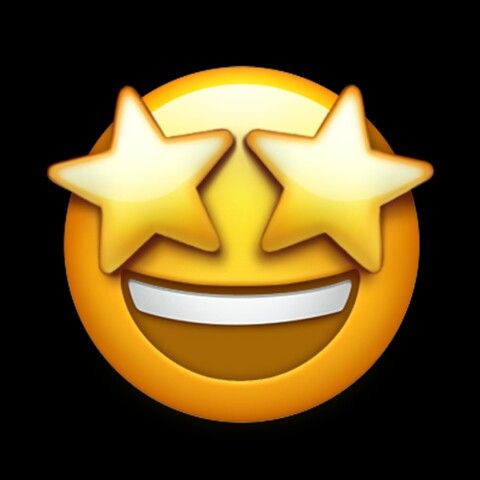 two stars on top of each other in the shape of a smiley face with an emoticive expression