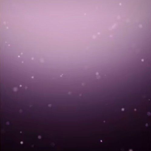 an abstract purple background with snow flakes on the bottom right corner, and small white dots in the middle