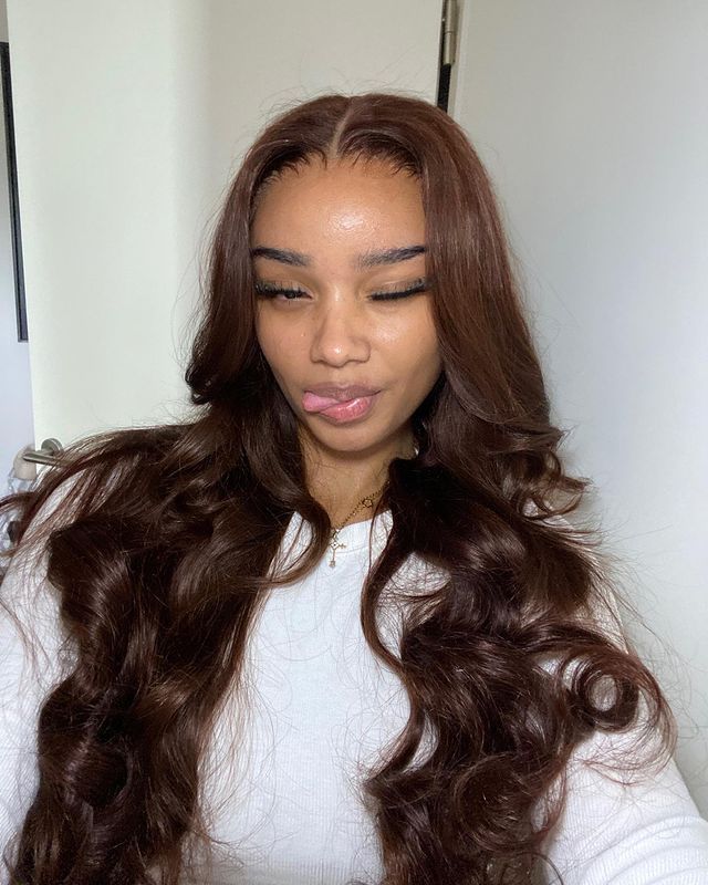 Cinnamon Brown Hair, Cinnamon Hair Colors, Cinnamon Hair, Frontal Wig Hairstyles, Brown Hair Inspo, Big Box Braids Hairstyles, Colored Curly Hair, Glueless Wig, Hairdos For Curly Hair