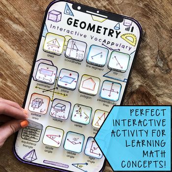 an interactive activity for learning math with the text,'geometricly perfect interactive activity for students