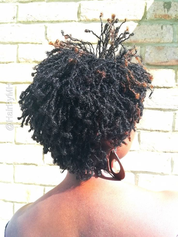 Twa Mohawk, Microlocs Inspiration, Sista Locks, Microloc Journey, Sisterlocks Hairstyles, Micro Locks, Locks Styles, Natural Hair Doll, Sister Locks