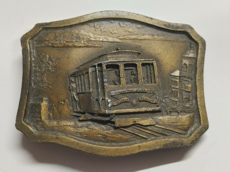 1978 San Francisco Cable Car Belt Buckle. Shipped with USPS First Class. Cadillac Belt Buckle, Car Belt, San Francisco Cable Car, Cable Cars, Cable Car, First Class, Belt Buckle, Belt Buckles, San Francisco