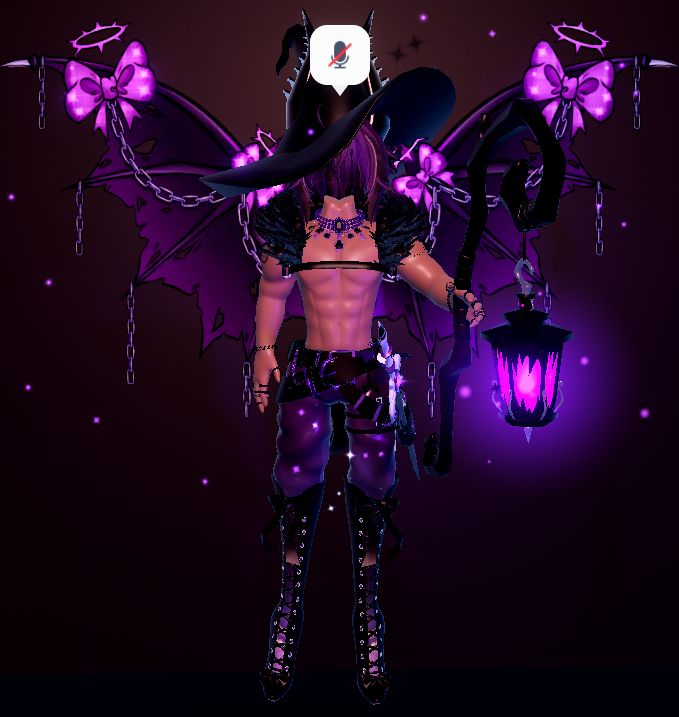 Royal High Dark Fairy, Roblox Purple Outfits, Royale High Purple Outfits, Dark Royale High Outfits, Light Vs Dark Fairy Royale High, Royale High Dark Outfits, Royale High Dark Fairy Outfit, Playful Purple Outfit Royale High, Masc Corset Combos Royale High