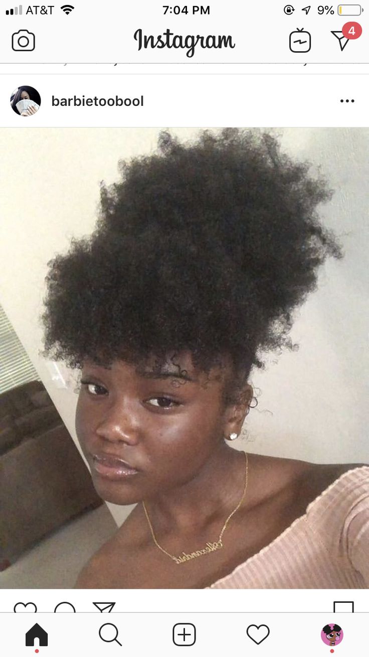 Bangs With Natural Hair, 4c Bangs Hairstyles, Natural Hair Fringe, Natural Hair Styles With Bangs, 4c Ponytail With Bangs, Natural Bun With Bangs Black Women, 4c Hair With Bangs, Natural Hair Ponytail Styles Afro Puff, Two Puffs With Bangs