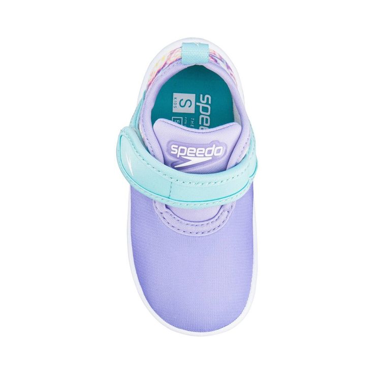 Carefree land and sea adventures await with Speedo Toddlers' Shore Explore Water Shoes. The hybrid pair features an engineered mesh upper for cooling breathability and a high-traction outsole that prevent slips in and around the water. An adjustable easy closure strap ensures little feet stay secure, making this shoe perfect for the beach, lake, or pool. Land And Sea, Adventure Of The Seas, Rubber Shoes, Liner Socks, Water Shoes, Toddler Sizes, Fitness Fashion, Lilac, Tie Dye