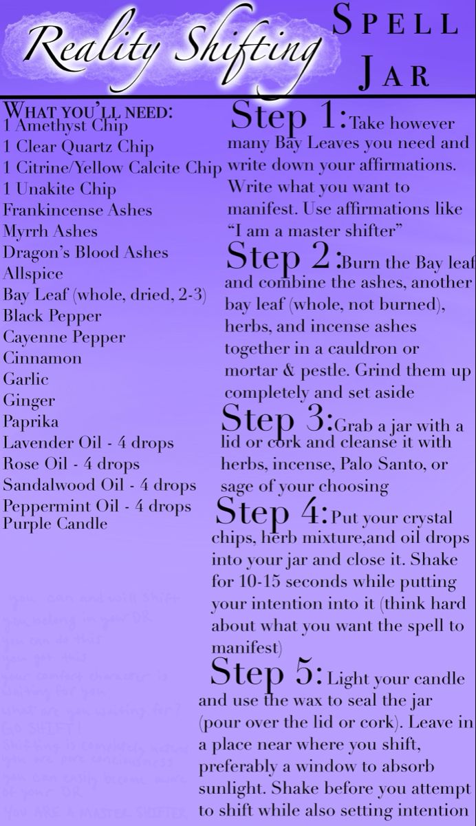 Made this for myself and thought i would share with the world. I have no clue if this works well or not but yeah #realityshifting #shift #shifting #shifter #shiftingrealities #magic #magick #witch #witchcraft #spells #spell #spelljar #shiftingspell #manifestation #wiccan #wicca #pagan #kitchenwitch Witch Manifestation Spell, Lucid Dreaming Spell Jar, Perfume Spells Witchcraft, Shape Shifting Spell, Dream Satchel Witchcraft, Reality Shifting Spell Jar, Manifest Spell Jar, Witchcraft Dream Spells, Lucid Dream Spell