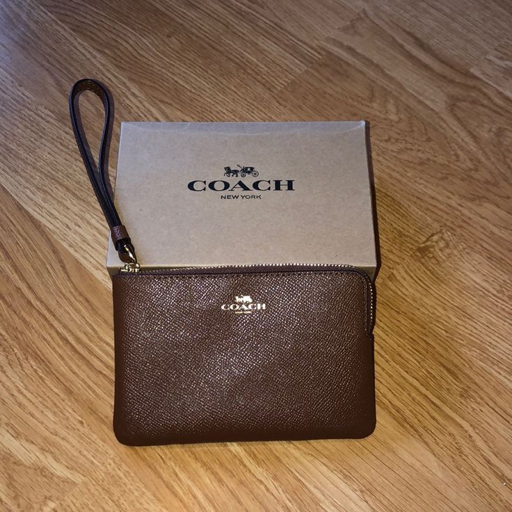 Brand New Brown Coach Wallet. Convenient And Fashionable! Coach Clutch Wallets For Gifts, Coach Brown Bag As Gift, Coach Brown Bag As A Gift, Coach Brown Bag For Gift, Coach Brown Wallet For On-the-go, Coach Brown Wallets For On-the-go, Coach Clutch Wallets For Everyday Use, Nike Half Zip, Stitch Patch