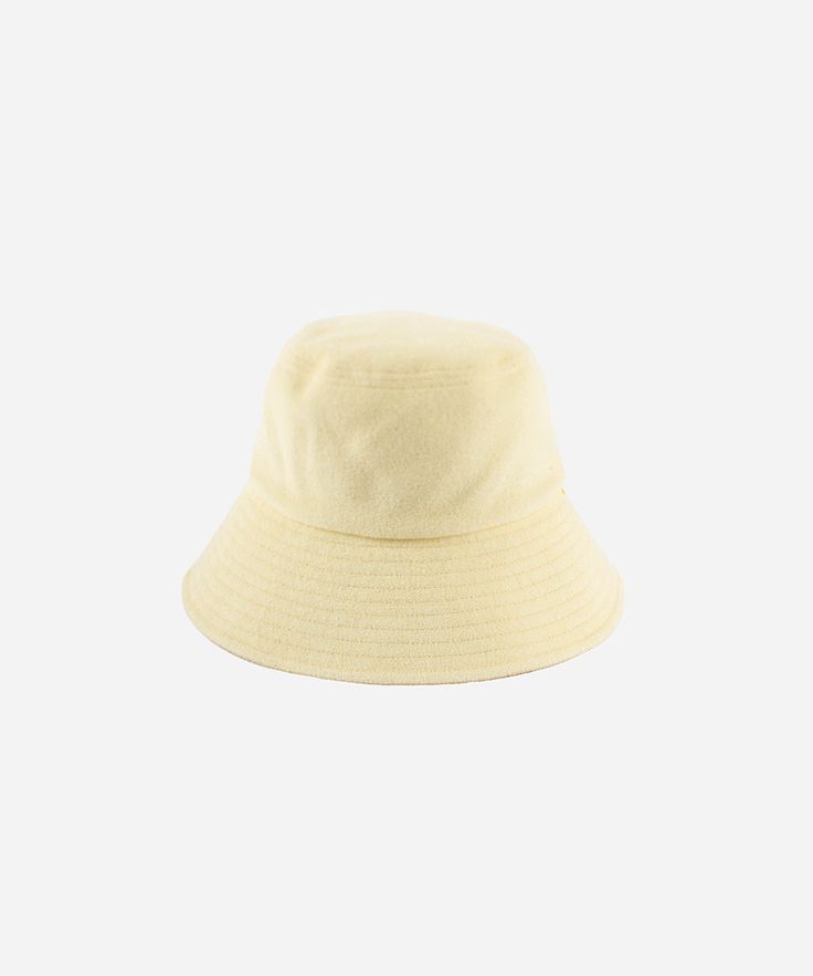 Gigi Pip bucket hats for women - Blair Terry Bucket Hat - 100% cotton terry Vacation Bucket Sun Hat, Casual Brimmed Bucket Hat For Beach Season, Casual Sun Hat For Beach Season, Beige Summer Bucket Hat With Uv Protection, Casual Adjustable Bucket Hat For Beach Season, Adjustable Casual Bucket Hat For Beach Season, Cotton Bucket Hat With Short Brim For Beach, Cotton Beach Bucket Hat With Short Brim, Cotton Summer Sun Hat