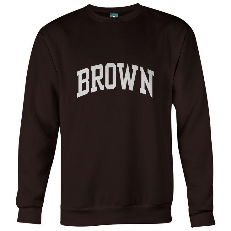 Brown - Classic - Sweatshirt (Brown) Sports Wear Fashion, Navy Blue Crewneck, University Crewneck, Navy Crewneck, Navy Blue Sweatshirt, Brown University, Brown Sweatshirt, College Shirts, Classic Sweatshirt