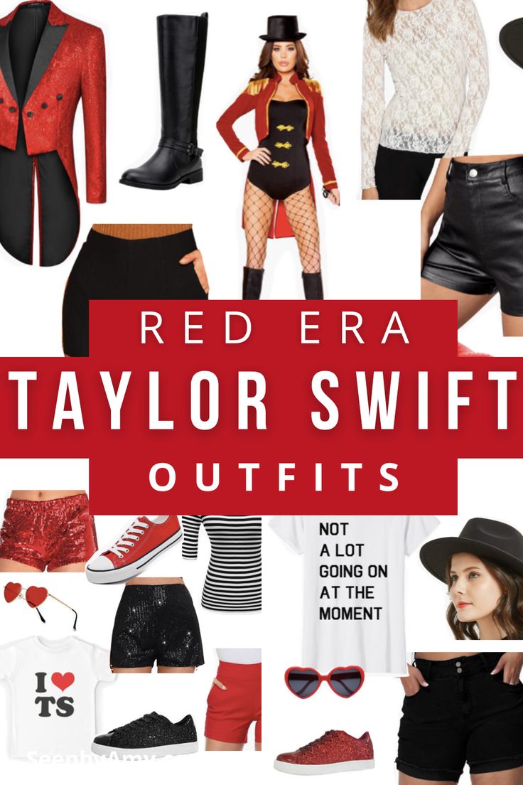 red era taylor swift outfits are featured in this ad for the brand's new campaign