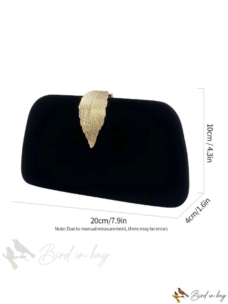 Bird in Bag - Fashionable Minimalist Ladies Clutch Ladies Clutch, Box Bag, Bird In Bag, Bag Bag, Pu Leather, Leather, Black, Color