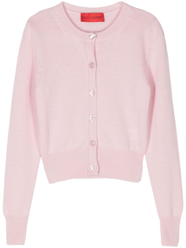 light pink cashmere ribbed knit front button fastening crew neck long sleeves ribbed cuffs and hem straight hem Pink Knit Cardigan, Clothing Png, Light Pink Cardigan, Room Items, Cardigan Pink, Cashmere Sweater Women, Dream Style, City Dress, Knitted Tops