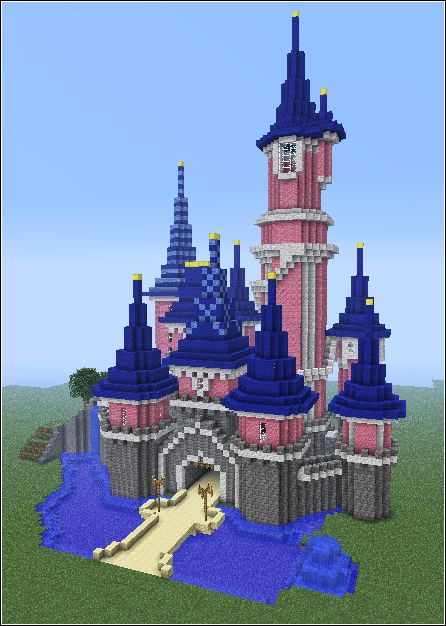 the castle is made out of lego blocks