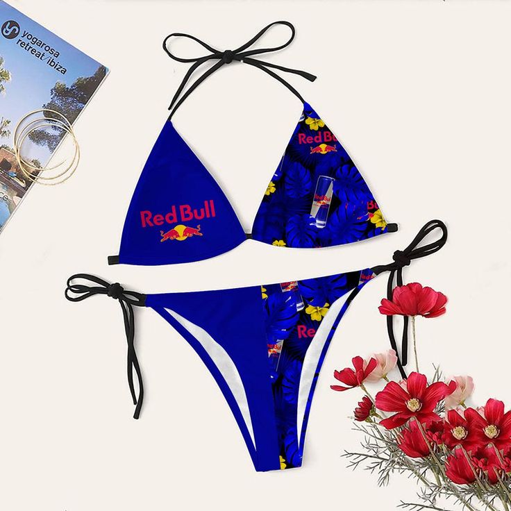 Red Bull Triangle Beach Bikini, Red Bull bathing suit, Red Bull swimsuit, Red Bull two-piece swimsuit, Red Bull beach gifts, Red Bull Swimsuit for women, Red Bull Swimsuit Beach, Red Bull Women's Swimwear, Red Bull women's beach suit, Red Bull swimwear, Red Bull bikini, bikini brand Red Bull Red Swimwear For Pool Vacation, Red Beachwear Swimwear For Vacation, Red Swimwear For Beach Party Vacation, Red Beachwear For Vacation, Red Triangle Top Swimwear For Vacation, Blue Swimwear For Holiday Beach Season, Red Beachwear Swimwear For Beach Party, Red Swimwear For Poolside And Beach Season, Red Swimwear For Poolside During Beach Season