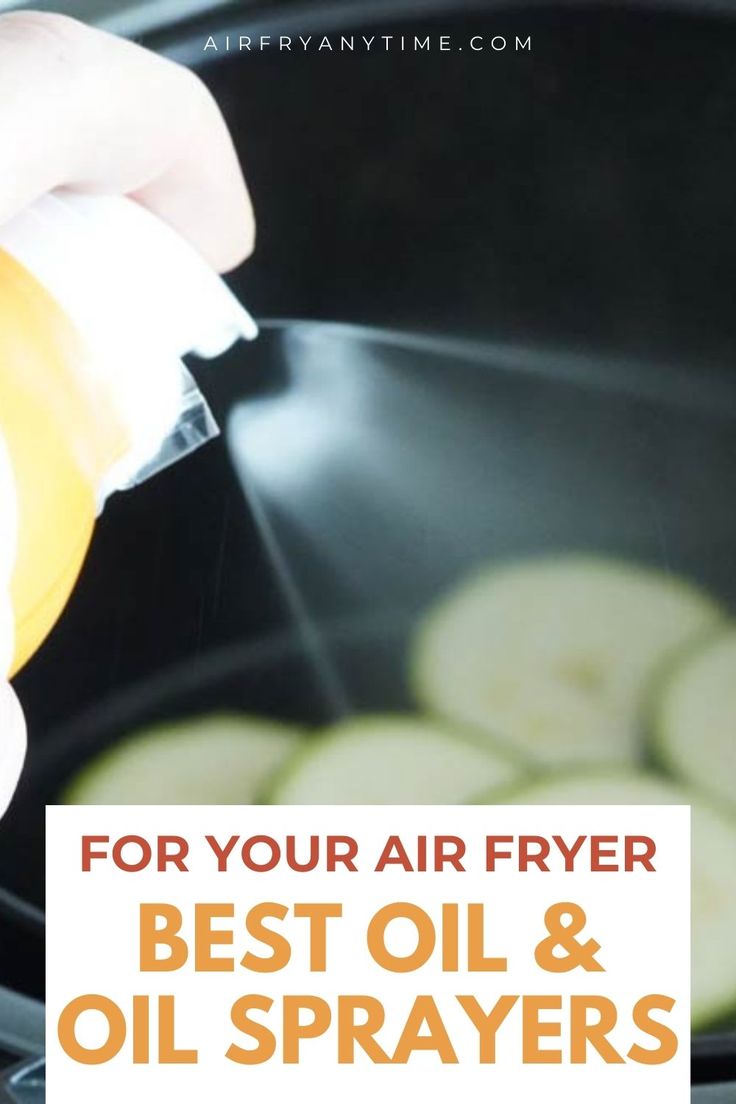 a person is using an air fryer to make pickles and oil in the air