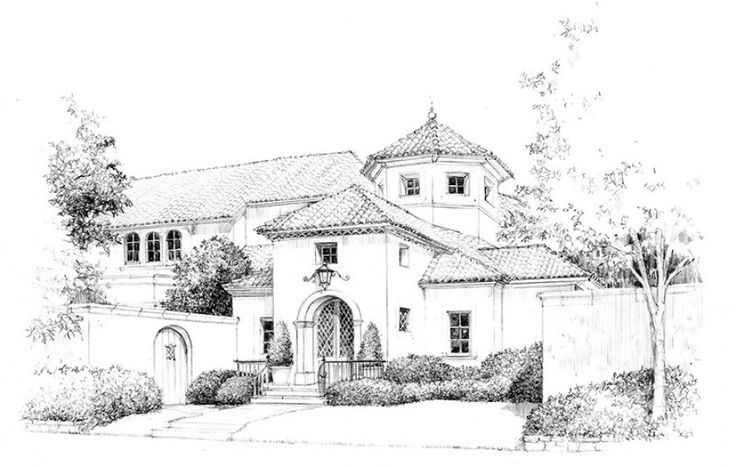 this is an artist's rendering of the house