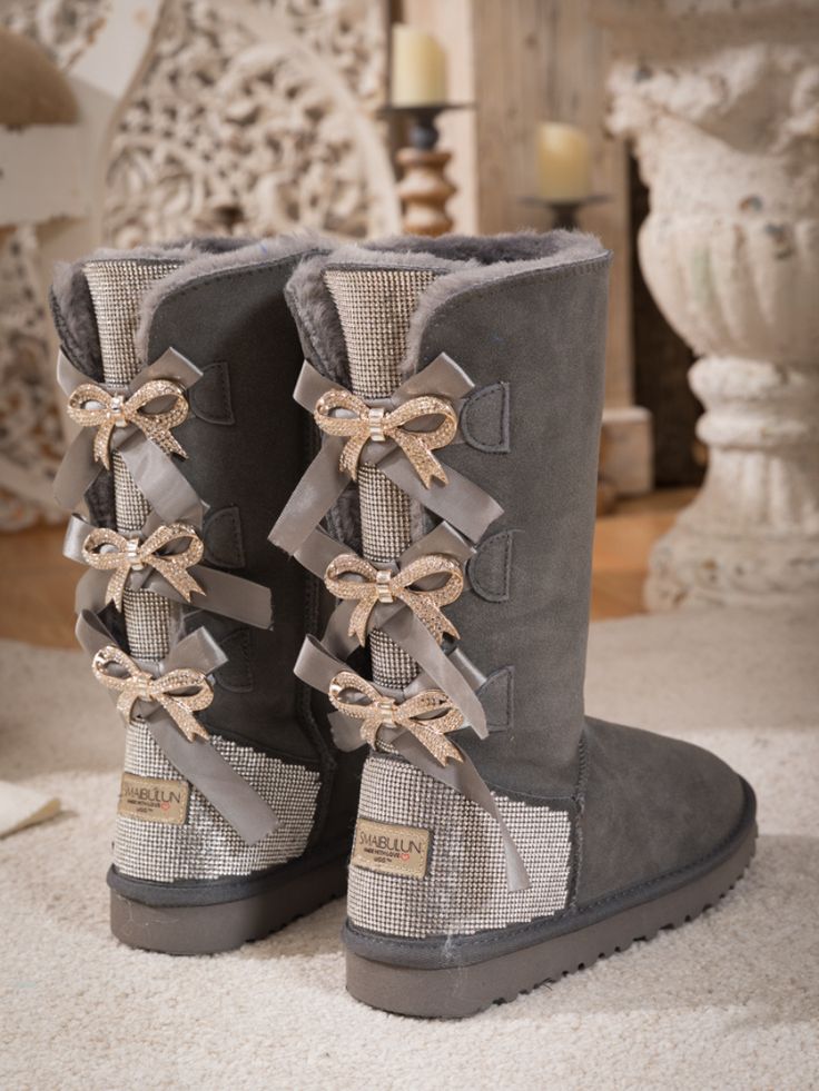 Grey Ugg Boots, Brown Ugg Boots, Ugg Boots Sale, Tall Uggs, Rhinestone Ribbon, Ugg Boots Tall, Classic Ugg Boots, Black Ugg Boots, Boot Bling