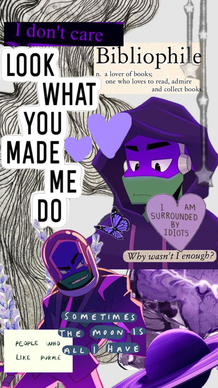 a poster with the words i don't care and an image of a woman in purple