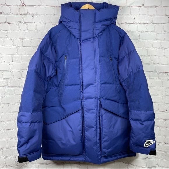 Nike Sportswear Down-Fill Repel Parka Coat/Jacket Men's Size Medium Blue/Black Cu4392-492 Brand New With Tag Retail - $350 See Photos For Measurements Sports Nylon Puffer Jacket With Pockets, Functional Blue Puffer Jacket For Outdoor, Blue Functional Puffer Jacket For Outdoor, Blue Windproof Outerwear For Streetwear, Winter Sports Nylon Parka With Pockets, Blue Sport Coat With Pockets For Outdoor Activities, Nylon Parka With Pockets For Winter Sports, Blue Waterproof Outerwear For Streetwear, Blue Waterproof Streetwear Outerwear