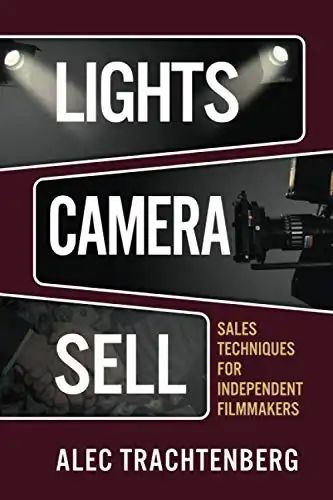 the cover of lights, camera, and sell by alec tracheenberger