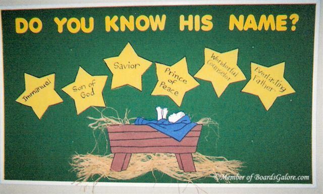 a bulletin board with five stars on it that says do you know his name?