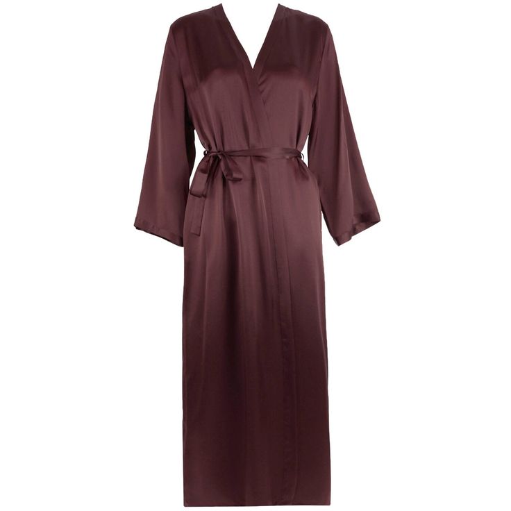 Long negligee silk MARJOLAINE Soie Unie Silk Maxi Dress For Night, Elegant Sleep Maxi Dress, Silk Evening Robe With Kimono Sleeves, Silk Robe With Kimono Sleeves For Evening, Silk Kimono With Satin Finish, Long Satin Evening Robe, Silk Robe With Satin Finish For Sleep, Silk Satin Finish Sleep Robe, Silk Long Kimono For Loungewear