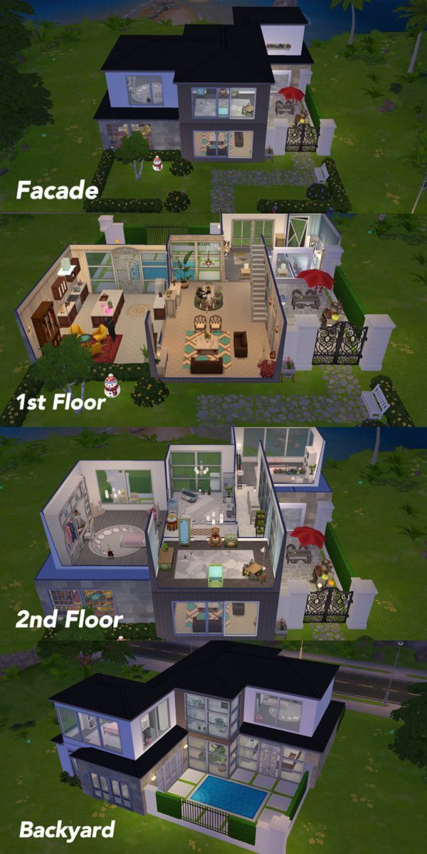 the different types of houses are shown in this graphic style, including two floors and three levels