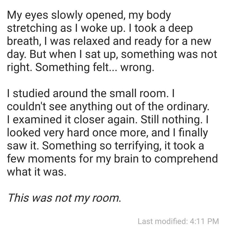 the text is written in black and white on a piece of paper that says, my eyes slowly opened, my body stretching as i woke up