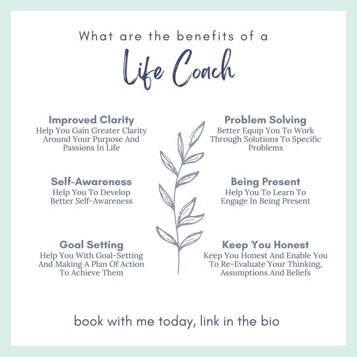 what are the benefits of a life coach? info sheet for self - help groups