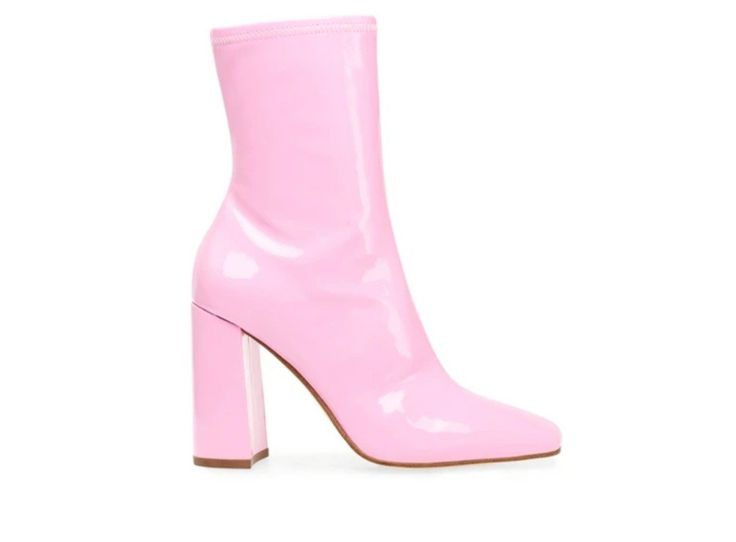 Perfect for the Gamma Fashionista! Dr Shoes, Steve Madden Store, Pink Boots, Pink Shoes, Madden Girl, Minimalist Aesthetic, To Shine, Stacked Heel, Bootie