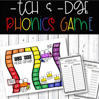 the phonics game is shown with two pictures and one has an image on it