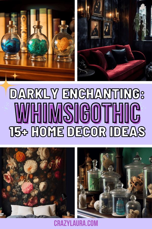 dark and enchanting whimsicothic 15 + home decor ideas cover