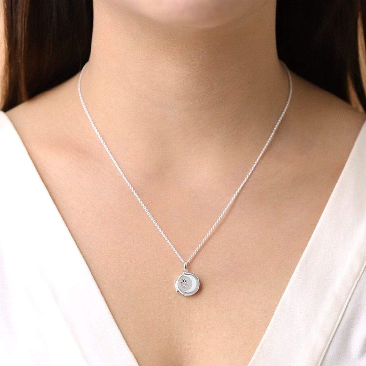 Made with genuine 925 Sterling Silver Nickel-free and lead-free Hypoallergenic and antimicrobial Boma 925 hallmark is located on the boma tag near the necklace clasp. Code : NA 9092 Dimensions : approx. 1/8" depth x 3/8" width x 6/8" height Chain Length: adjustable from 18" to 20" Genuine gemstones speak to your passions, goals, and wishes with gorgeous dimension. Our circle crescent moon birthstone locket are a great way to add an extra pop of color to your wardrobe. Just like you, the gemstone