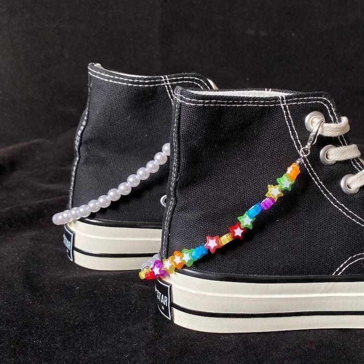 Shoes Accessories Beads, Converse Chain Beads, Converse Bead Chain, Shoe Bead Chain, Make A Bracelet Beads, Shoe Beads Chain, Decorated Converse Beads, Shoe Strap Beads, Shoe Chains Diy