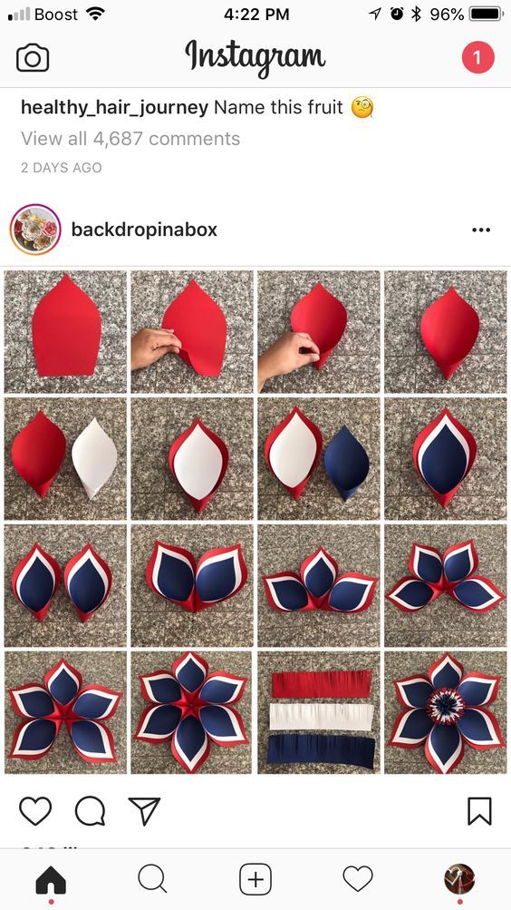 the instructions for how to make patriotic hair bows