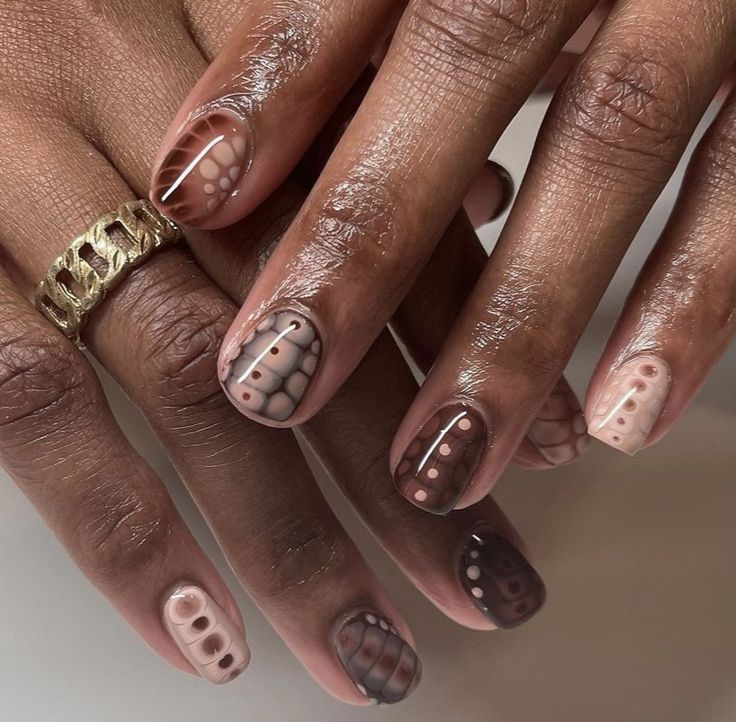 Nude Nails Inspo, Virgo Szn, September Virgo, Short Nail Manicure, Mens Nails, Virgo Season, Hippie Nails, Hard Nails, Short Acrylic Nails Designs