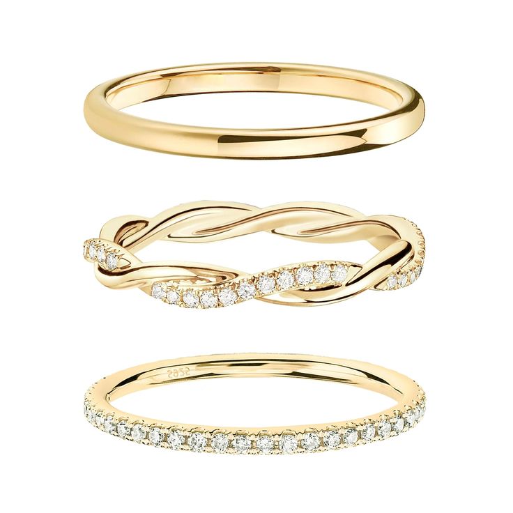 PRICES MAY VARY. ★【Ring Set Design】This set includes three pairs of gold rings in different styles.These rings can be worn separately or stacked. ★【Material】14K Gold Plated rings set, won't tarnish easily. Lead-free, nickel-free, and hypoallergenic. It's very skin-friendly and suitable for daily wear ★【Size9】 Size/Diameter/Circumference,9/19/59mm ★【Gold rings Occasions】These dainty rings are a sentimental surprise for any awesome lady. Great gifts for Mom or Grandma on Mother's Day, anniversary, Simple Gold Rings, Stackable Gold Rings, Gold Rings For Women, Fitness Jewelry, Dainty Rings, Gold Rings Simple, Real Gold Jewelry, Gold Rings Stackable, Gold Statement Ring