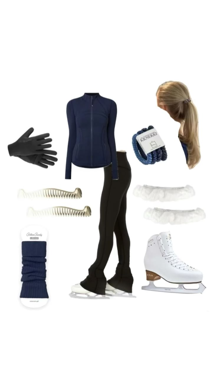 an assortment of clothing and accessories including gloves, boots, socks, and hair clippings