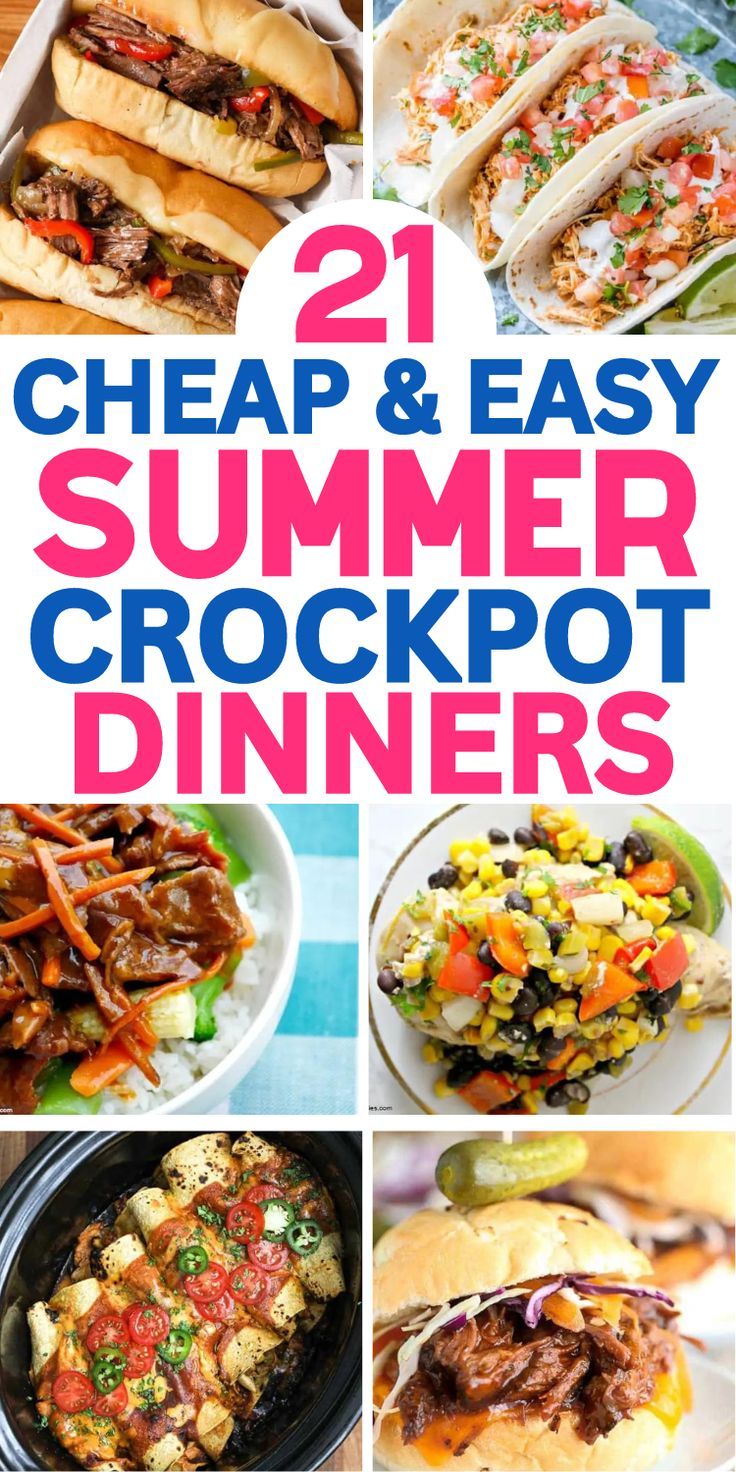 light summer dinner recipes crockpot Summer Crockpot Dinners, Summer Crockpot Meals, Summer Slow Cooker, Summer Crockpot, Summer Slow Cooker Recipes, Summer Crockpot Recipes, Inexpensive Dinners, Slow Cooker Lentils, Easy Crockpot Dinners