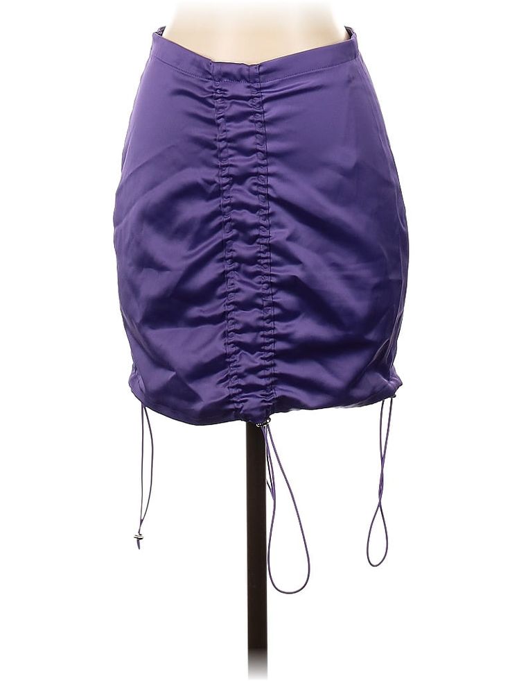 Assorted Brands Casual Skirt Size: Small Bottoms - used. 97% POLYESTER, 3% SPANDEX, Solid | Casual Skirt: Purple Solid Bottoms - Size Small Skirt Purple, Casual Skirt, Second Hand Clothes, Do Good, Clean Out, Thrift Store, Fun Things To Do, Womens Bottoms, Buy And Sell