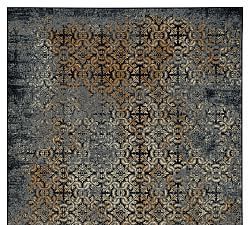 a rug with an intricate design on it